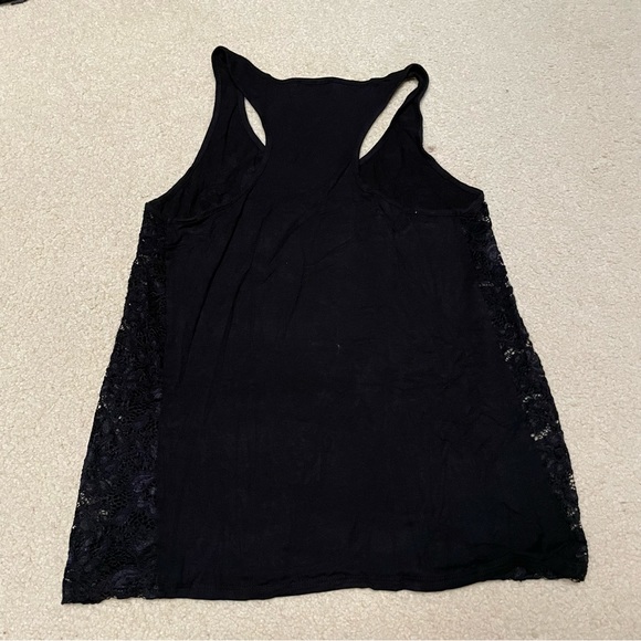 Hot Topic Midnight Hour Black Lace Music Graphic Tank Top - Picture 3 of 3